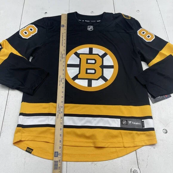 Boston Bruins Hockey Jersey Mens Large Black NHL Hockey Fanatics Pastrnak 88 - Picture 7 of 9